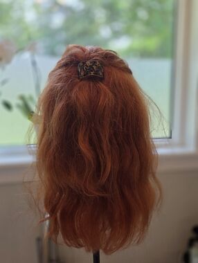 Human hair wig copper NWOT